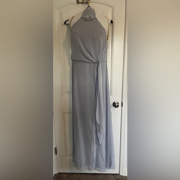 JENNY YOO ELLIYA MOCK NECK DRESS, like New, unaltered, worn once - Picture 2 of 4
